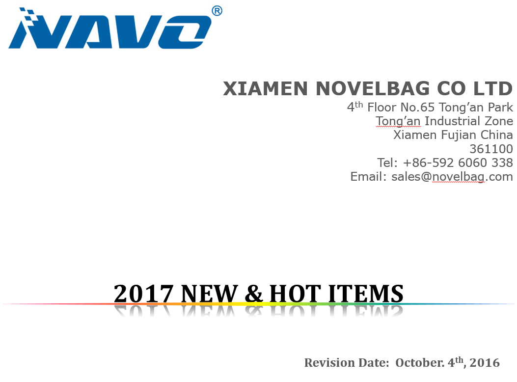 2017 NEW & HOT ITEMS